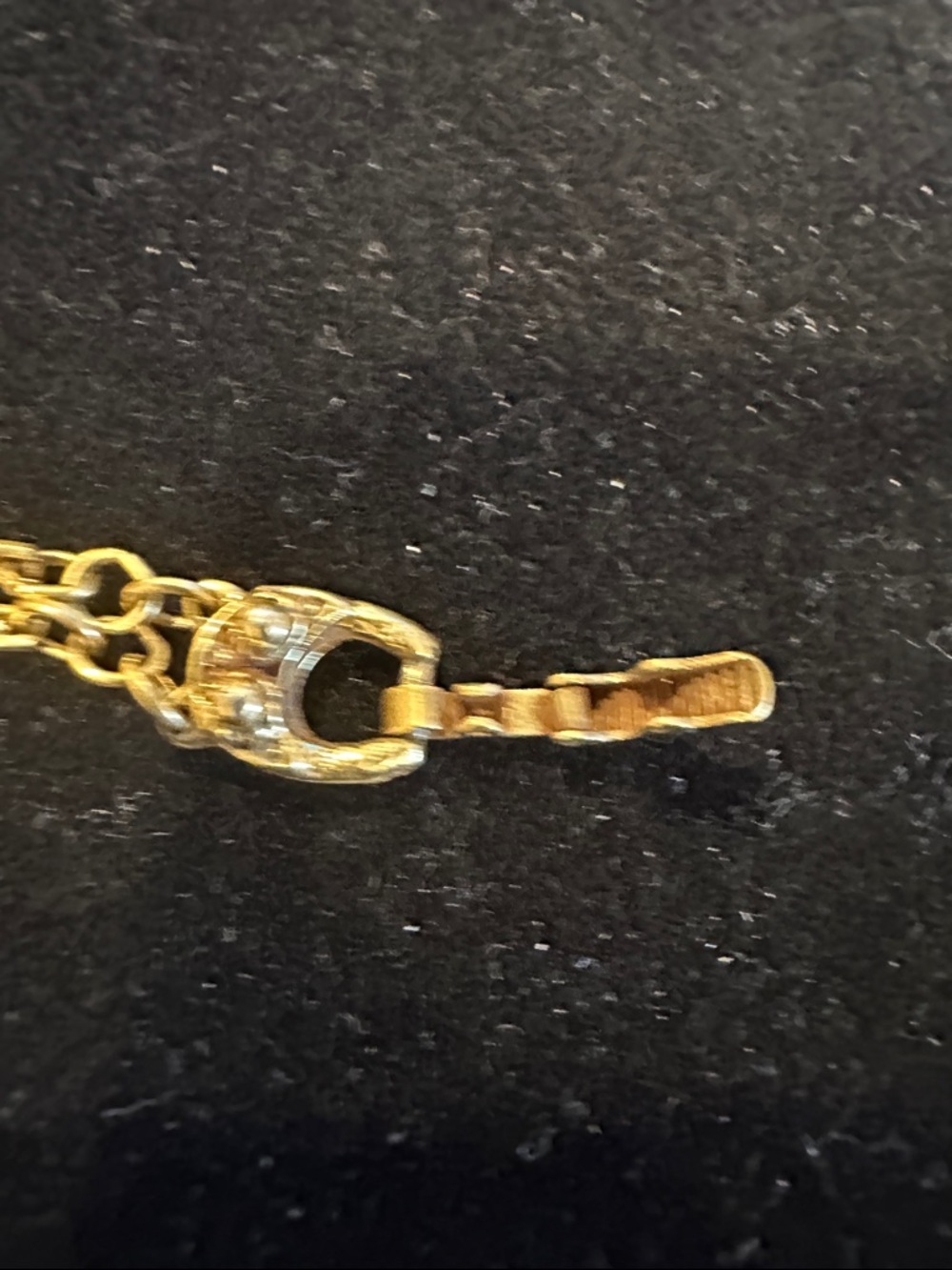 Vintage Goldette NY Bracelet • Early Mark (1955–58) • Opalite Stations - Picture 6 of 7